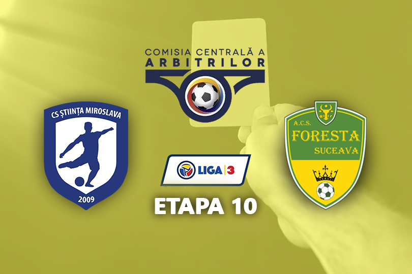 Derby-ul Miroslava - Suceava arbitrat de Porumbel