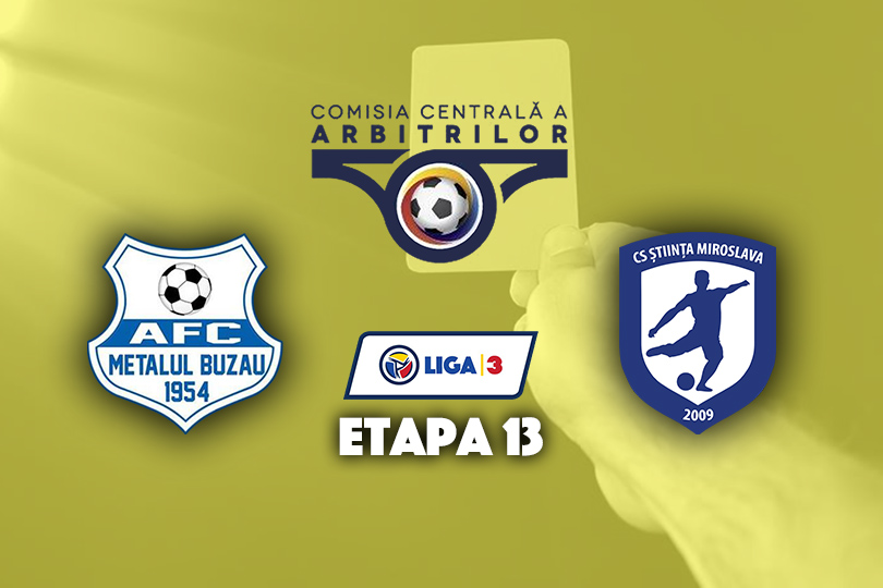 Metalul - Știința arbitrat de botoșăneanul Baciu