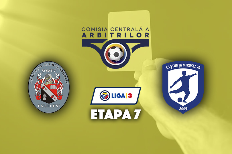 Nemțeanul Turcanu arbitrează Șomuz-Știința