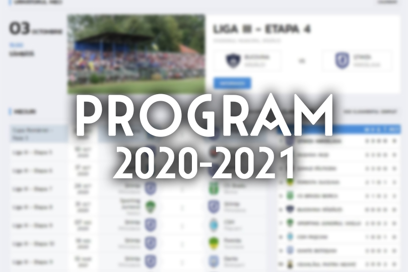 S-a aprobat calendarul complet pentru sezonul 2020-2021